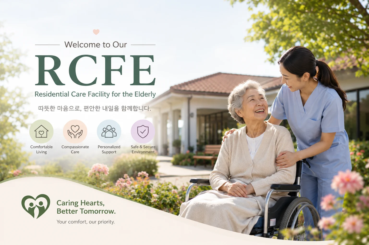 Experience exceptional senior care at Global Blessings Mission RCFE